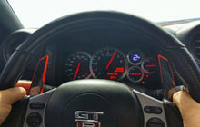R35 GTR Carbon Fiber composite extended paddle shifters